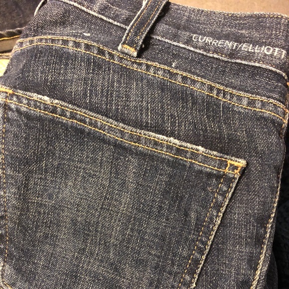 Current Elliott The Skinny Jean Paint Distressed - Picture 3 of 3